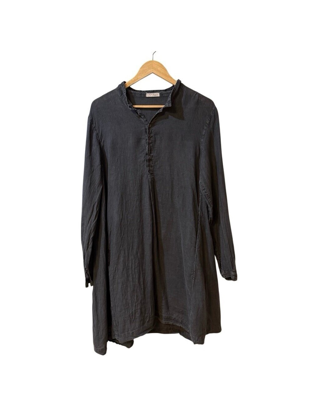 CP Shades x Free People Jasmine Linen Tunic Dress Size Medium Relaxed Pockets